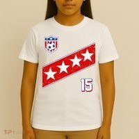 Women's US Soccer Jersey T-Shirt thumb 4