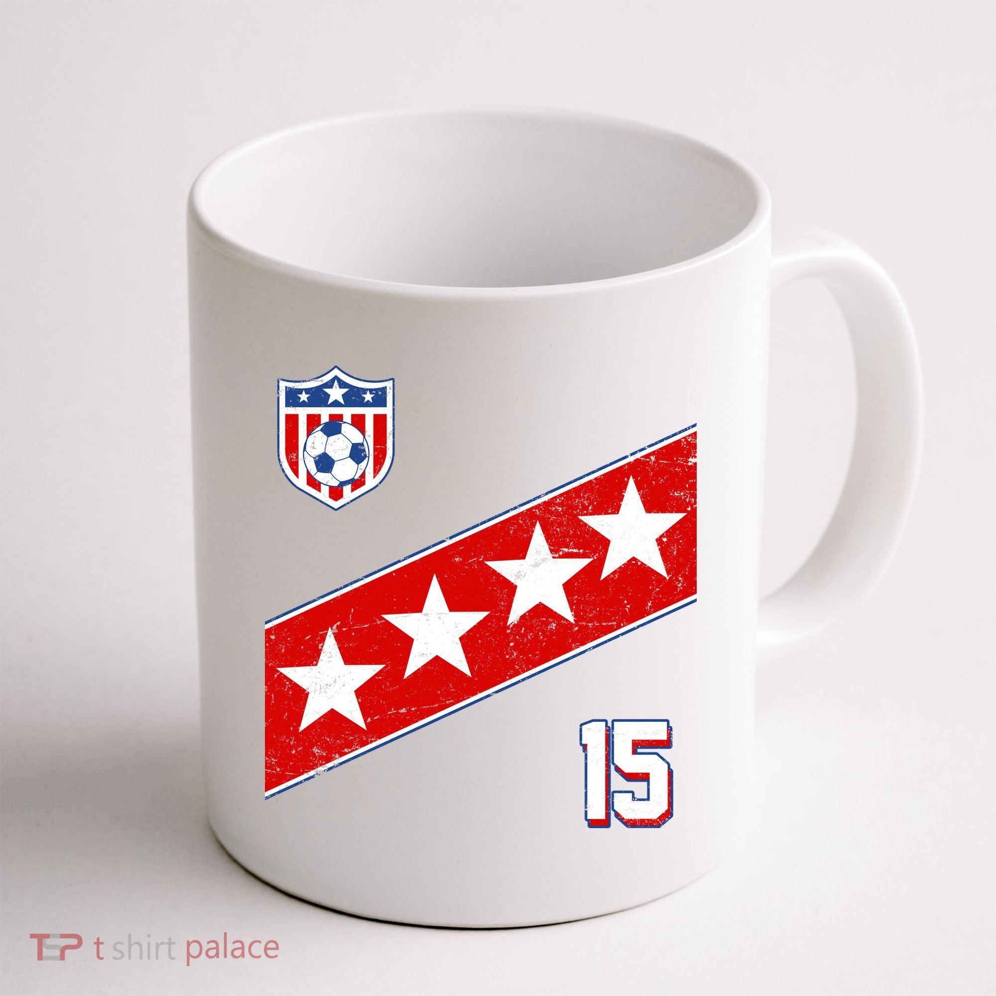 Women's US Soccer Jersey Coffee Mug