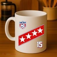 Women's US Soccer Jersey Coffee Mug thumb 4