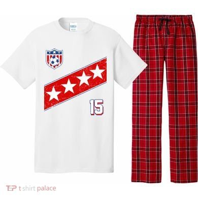 Women's US Soccer Jersey Pajama Set