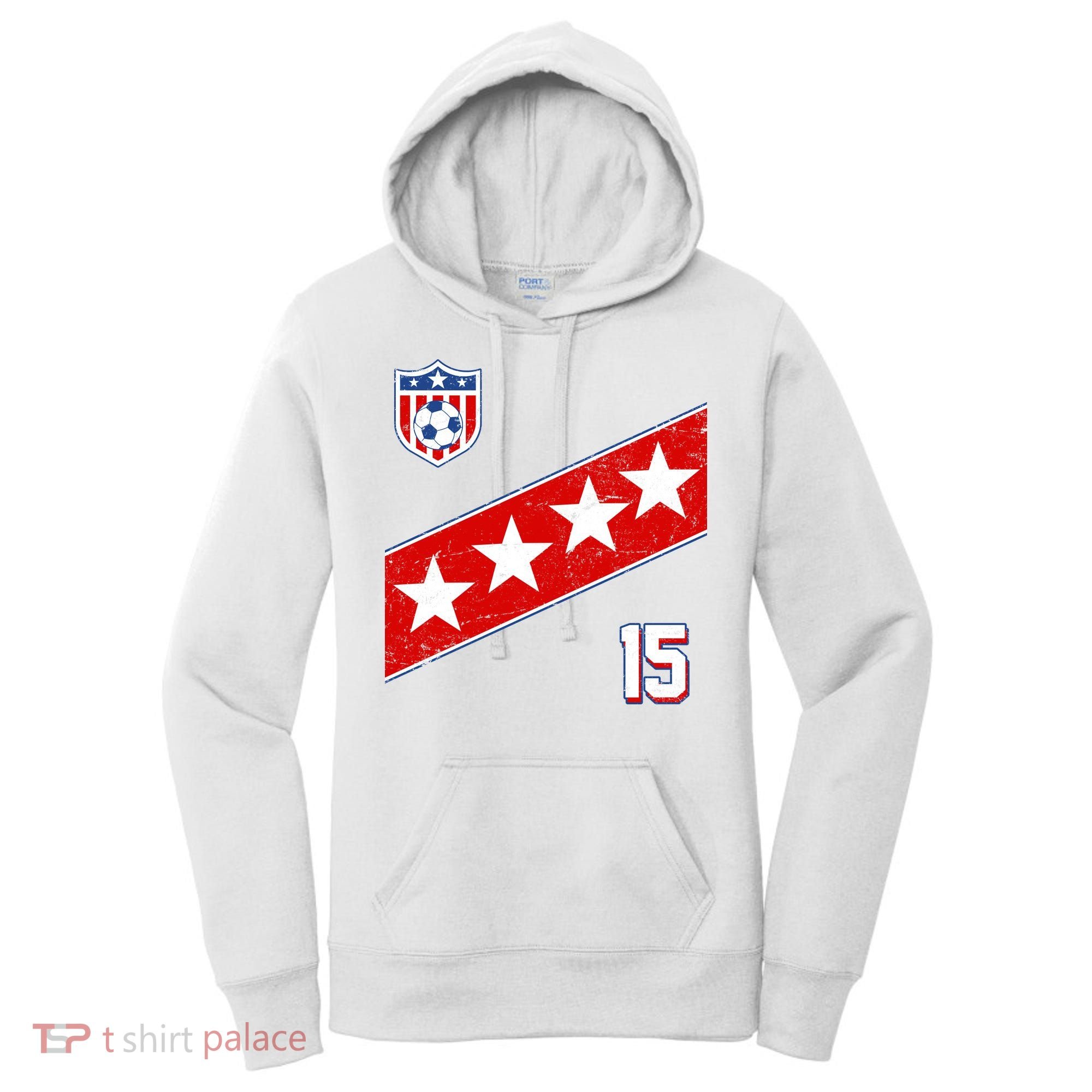 Women's US Soccer Jersey Women's Hoodie
