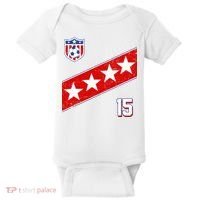 Women's US Soccer Jersey Baby Bodysuit thumb 0
