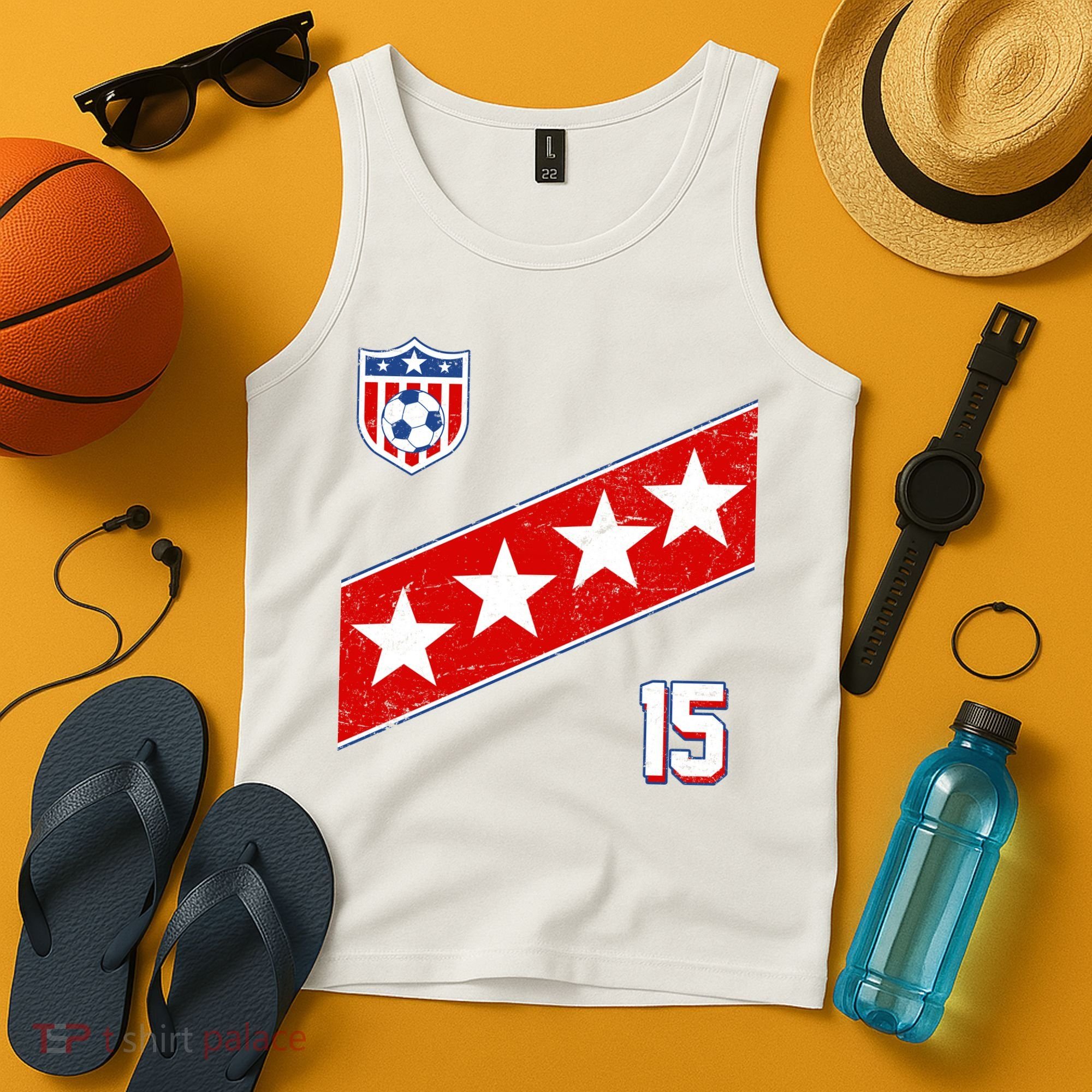 Women's US Soccer Jersey Tank Top