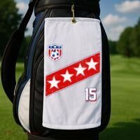 Women's US Soccer Jersey Golf Towel thumb 2