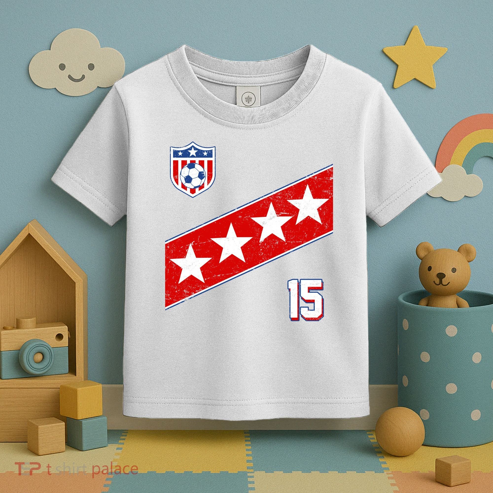 Women's US Soccer Jersey Toddler T-Shirt