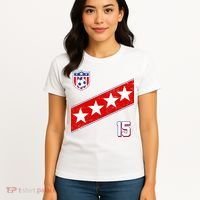 Women's US Soccer Jersey Women's T-Shirt thumb 4