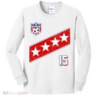 Women's US Soccer Jersey Kids Long Sleeve Shirt thumb 0