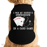 Won My Doctor's Stethoscope Doggie Tank thumb 0