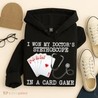 Won My Doctor's Stethoscope Hoodie thumb 4