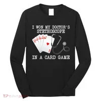 Won My Doctor's Stethoscope Long Sleeve Shirt thumb 0