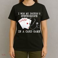 Won My Doctor's Stethoscope T-Shirt thumb 4