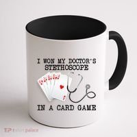 Won My Doctor's Stethoscope Coffee Mug thumb 1