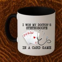 Won My Doctor's Stethoscope Coffee Mug thumb 2