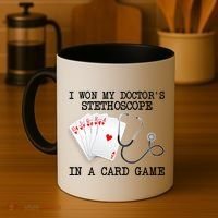 Won My Doctor's Stethoscope Coffee Mug thumb 4