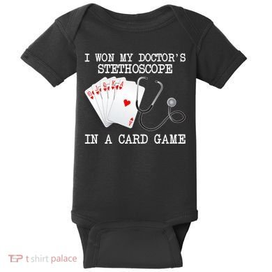 Won My Doctor's Stethoscope Baby Bodysuit