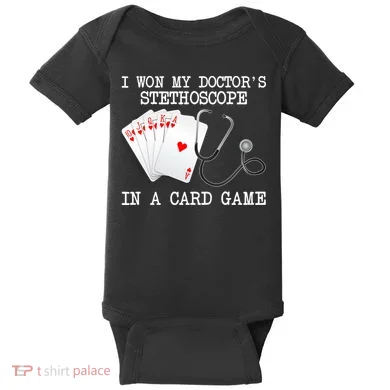 Won My Doctor's Stethoscope Baby Bodysuit