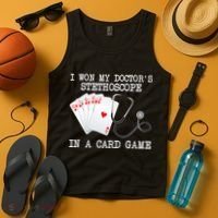 Won My Doctor's Stethoscope Tank Top thumb 4