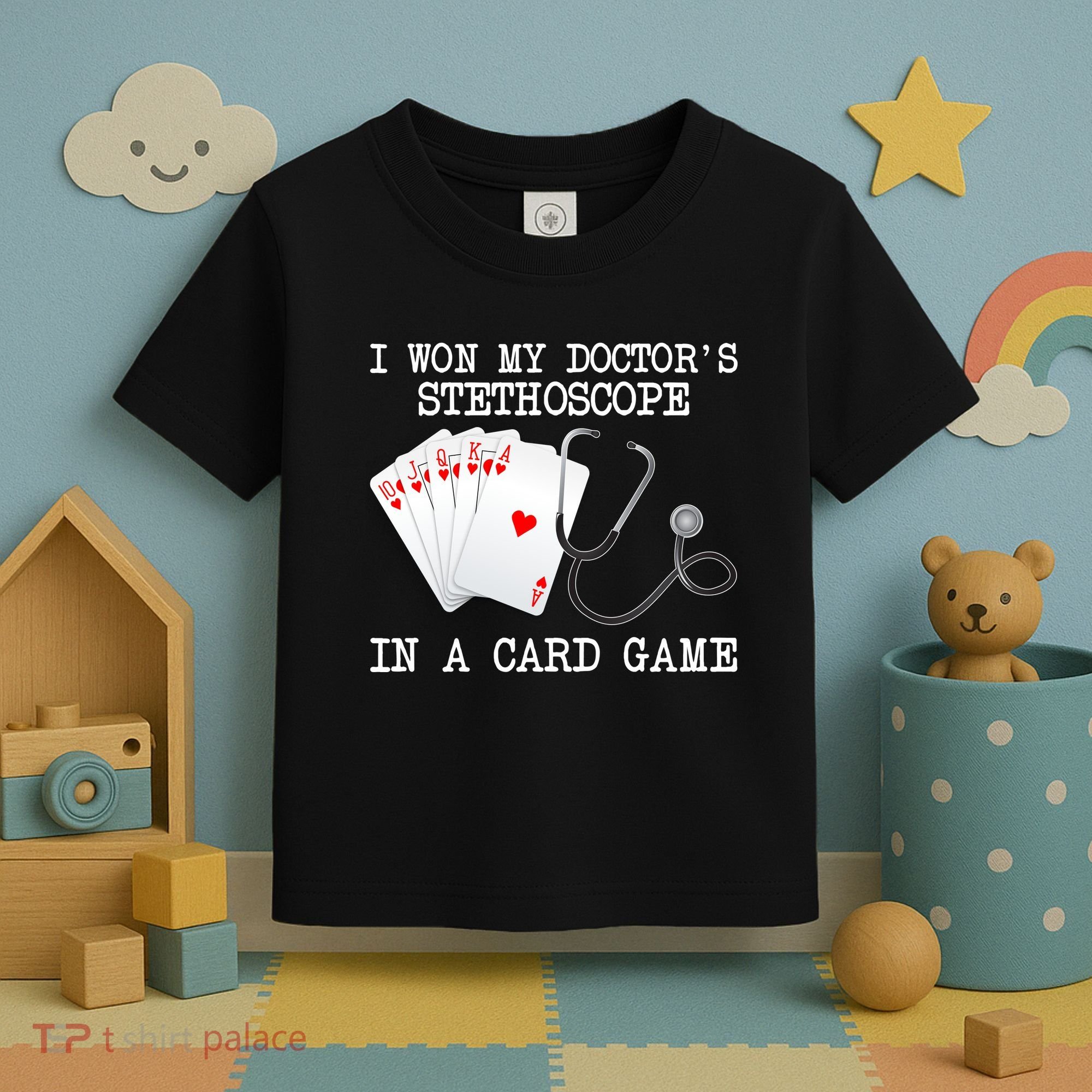 Won My Doctor's Stethoscope Toddler T-Shirt
