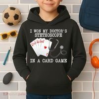 Won My Doctor's Stethoscope Kids Hoodie thumb 2