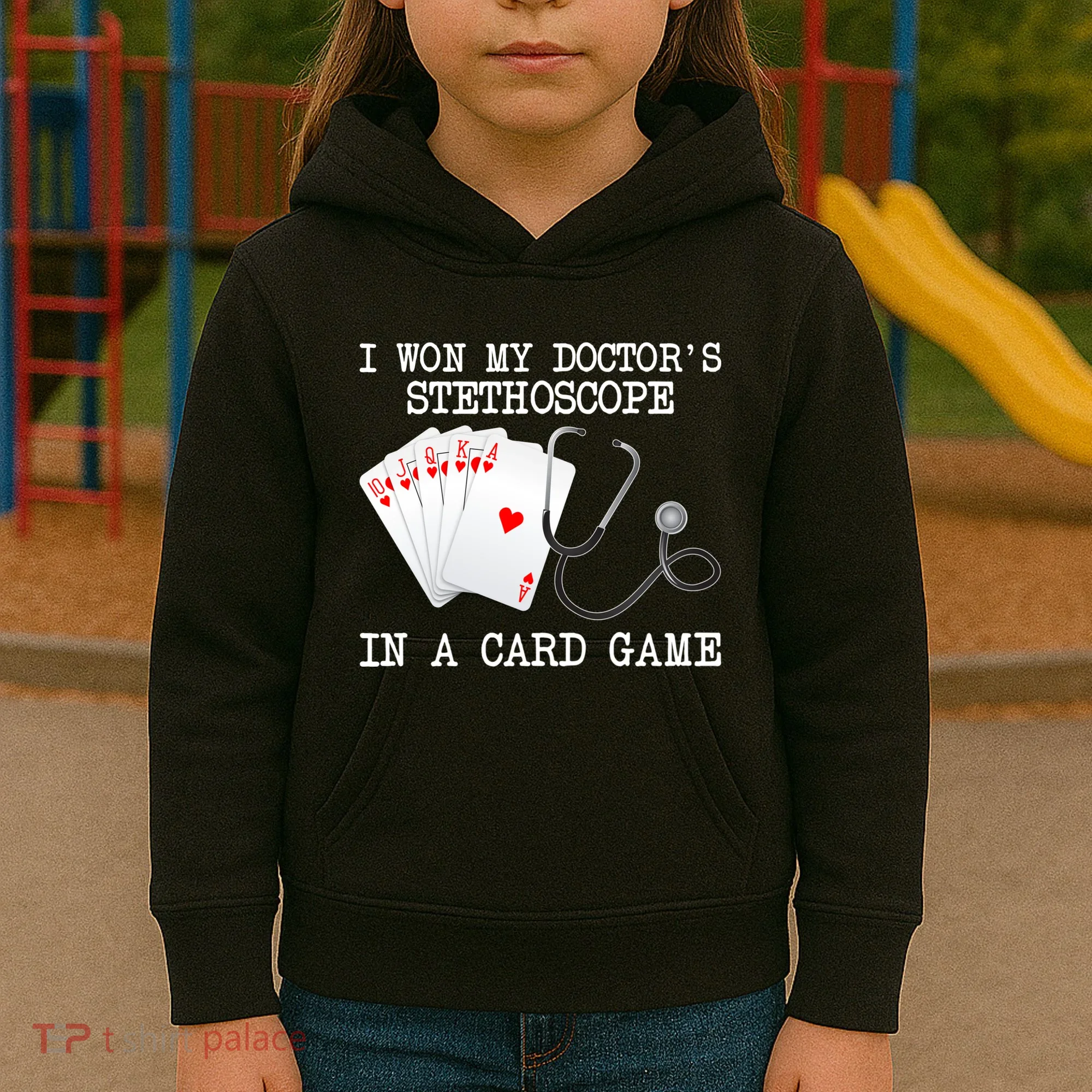 Won My Doctor's Stethoscope Kids Hoodie