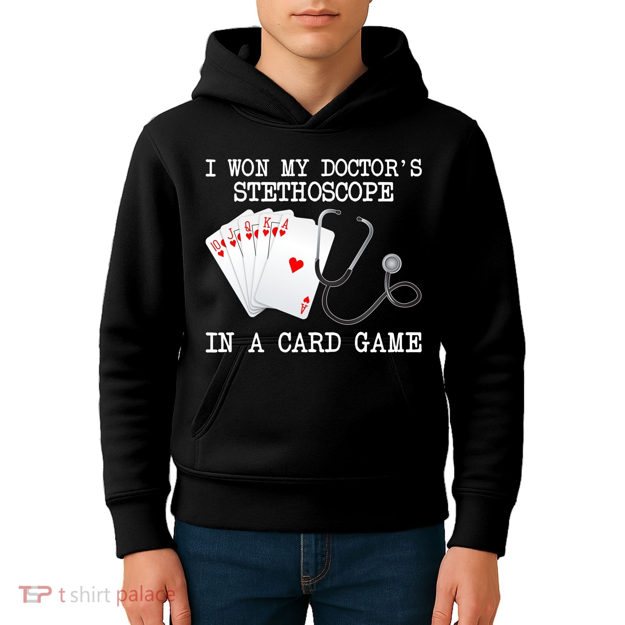 Won My Doctor's Stethoscope Kids Hoodie