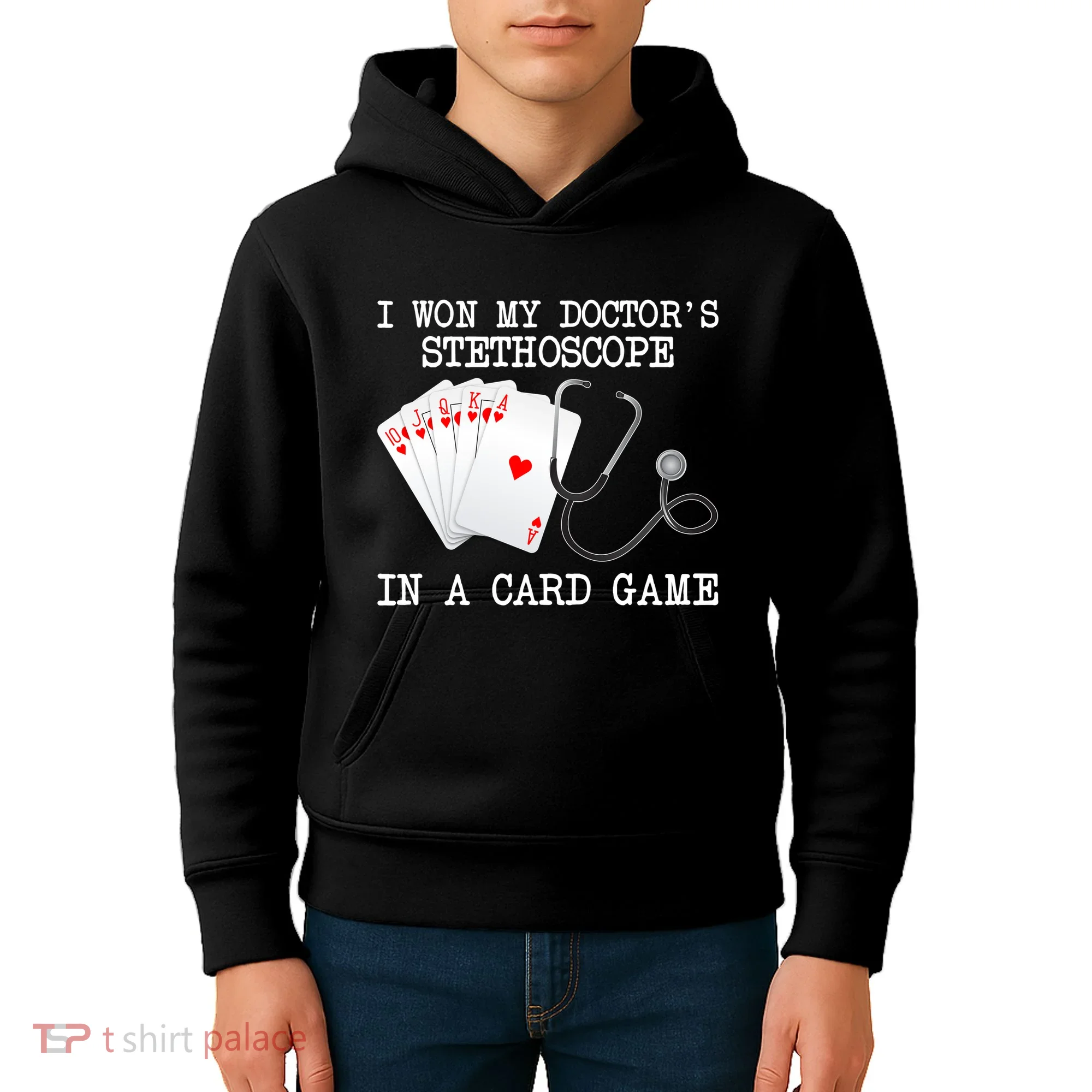 Won My Doctor's Stethoscope Kids Hoodie