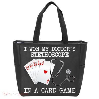 Won My Doctor's Stethoscope Tote Bag