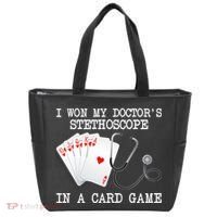 Won My Doctor's Stethoscope Tote Bag thumb 0
