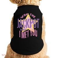 Won The Jackpot When I Met You Doggie Tank thumb 0
