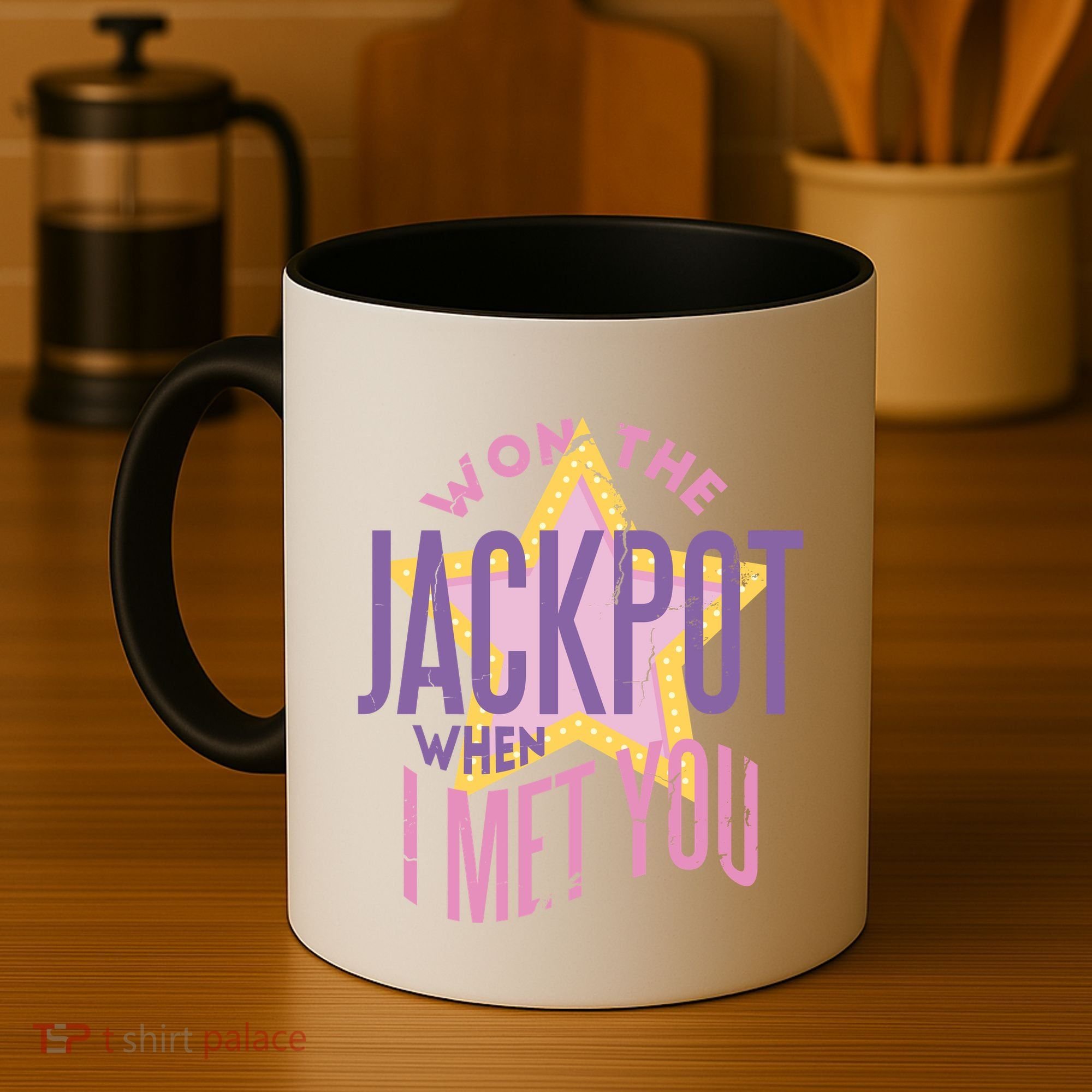 Won The Jackpot When I Met You Coffee Mug