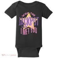 Won The Jackpot When I Met You Baby Bodysuit thumb 0