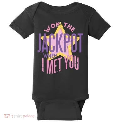 Won The Jackpot When I Met You Baby Bodysuit