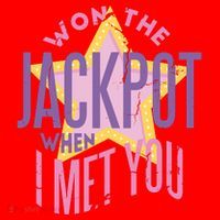Won The Jackpot When I Met You Santa Hat thumb 1