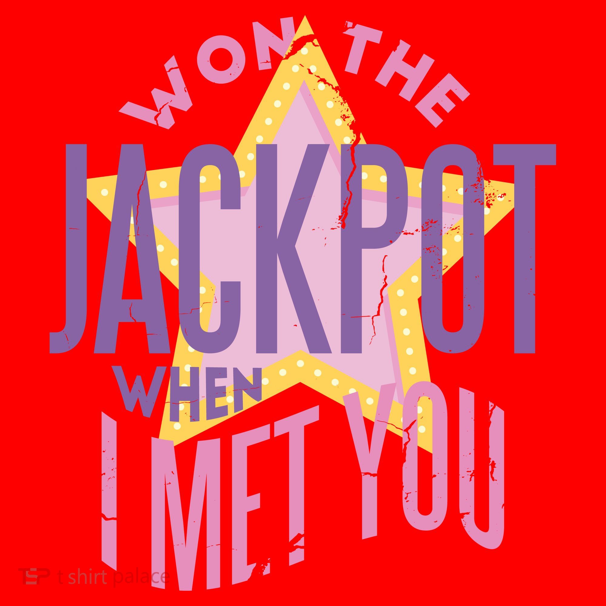 Won The Jackpot When I Met You Santa Hat