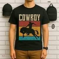 Western Outfits Nashville Country Rodeo Cowboy T-Shirt thumb 6
