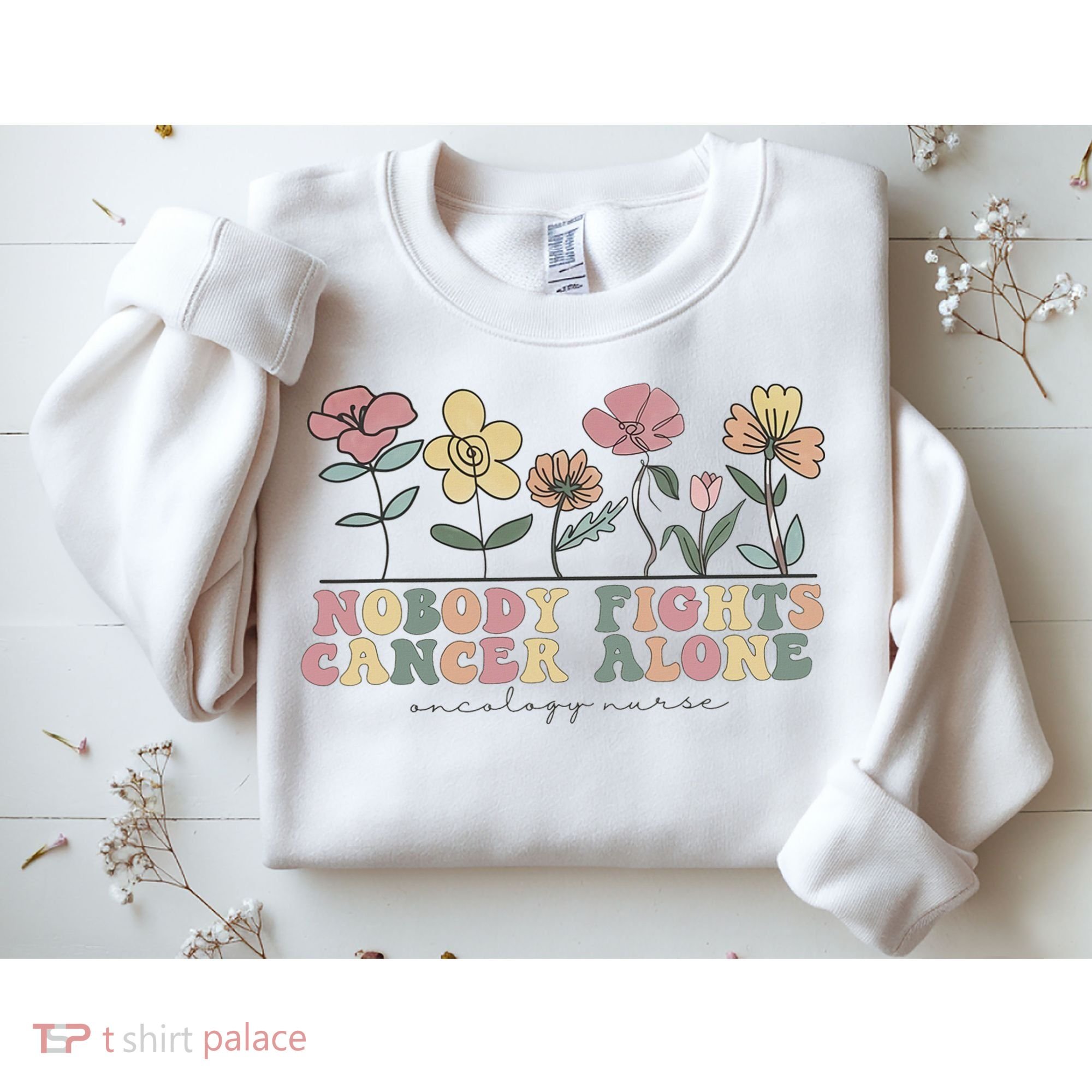 Wildflower Oncology Nurse Hem Onc Nurse Hematology Oncology Sweatshirt