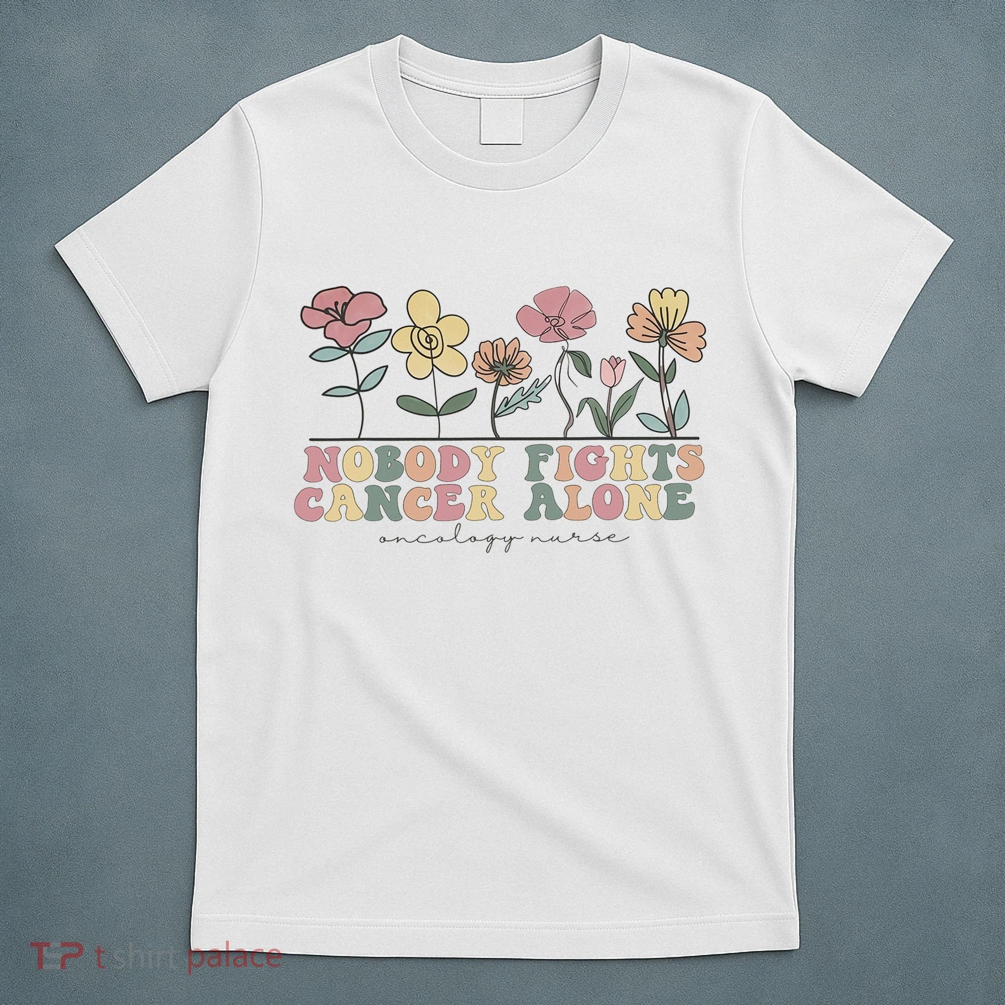 Wildflower Oncology Nurse Hem Onc Nurse Hematology Oncology T-Shirt