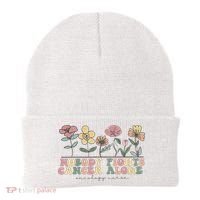 Wildflower Oncology Nurse Hem Onc Nurse Hematology Oncology Beanie thumb 0
