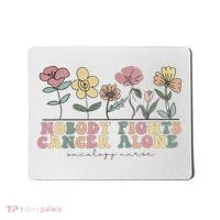 Wildflower Oncology Nurse Hem Onc Nurse Hematology Oncology Mousepad thumb 0