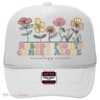 Wildflower Oncology Nurse Hem Onc Nurse Hematology Oncology Hat thumb 0