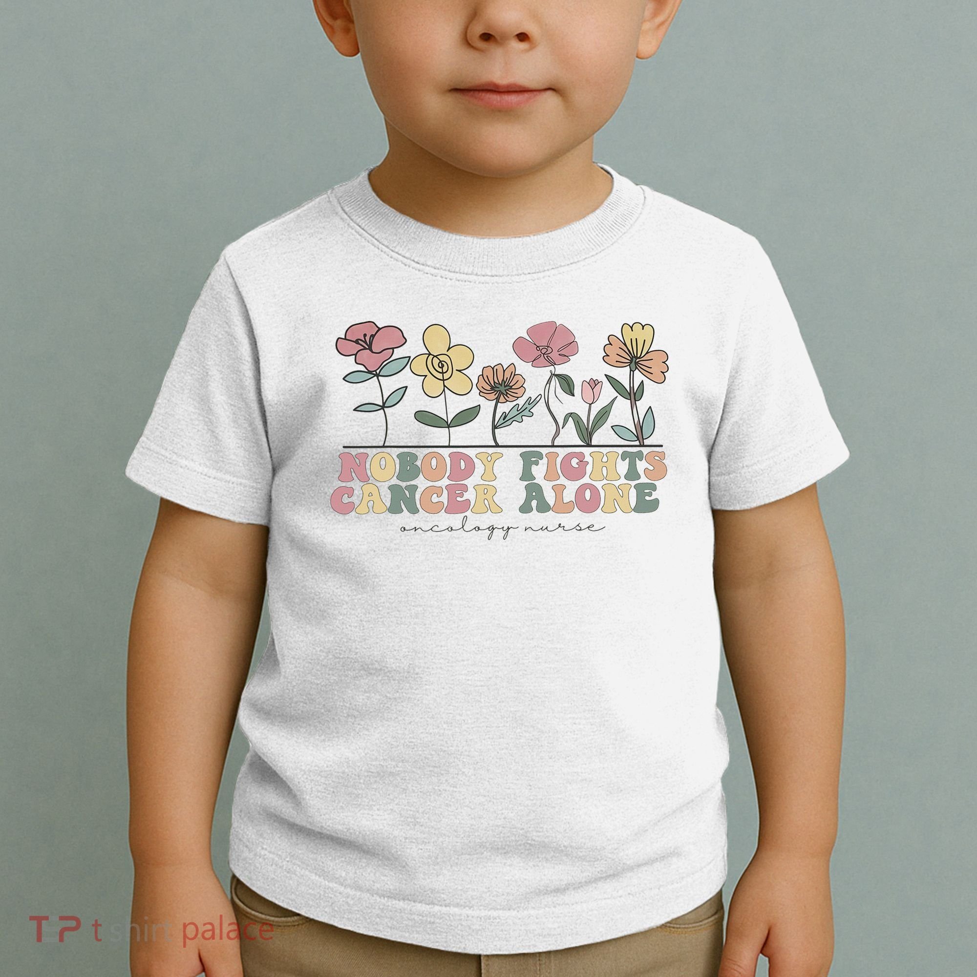 Wildflower Oncology Nurse Hem Onc Nurse Hematology Oncology Toddler T-Shirt