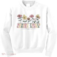 Wildflower Oncology Nurse Hem Onc Nurse Hematology Oncology Kids Sweatshirt thumb 0
