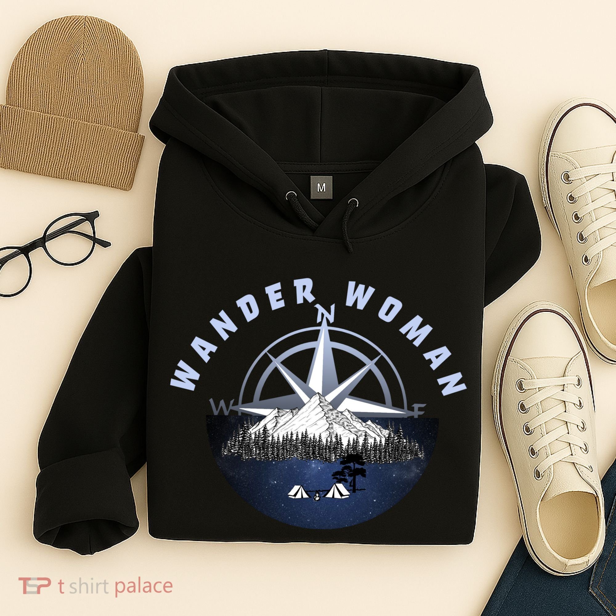 Wondar Woman Outdoors Camping Wonderer Hoodie