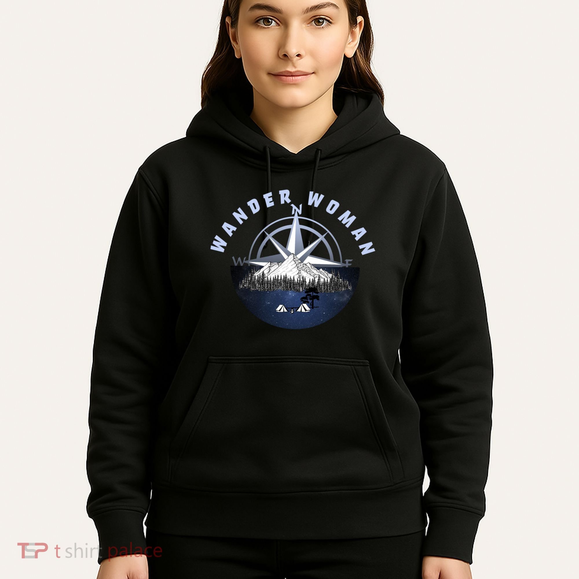 Wondar Woman Outdoors Camping Wonderer Hoodie