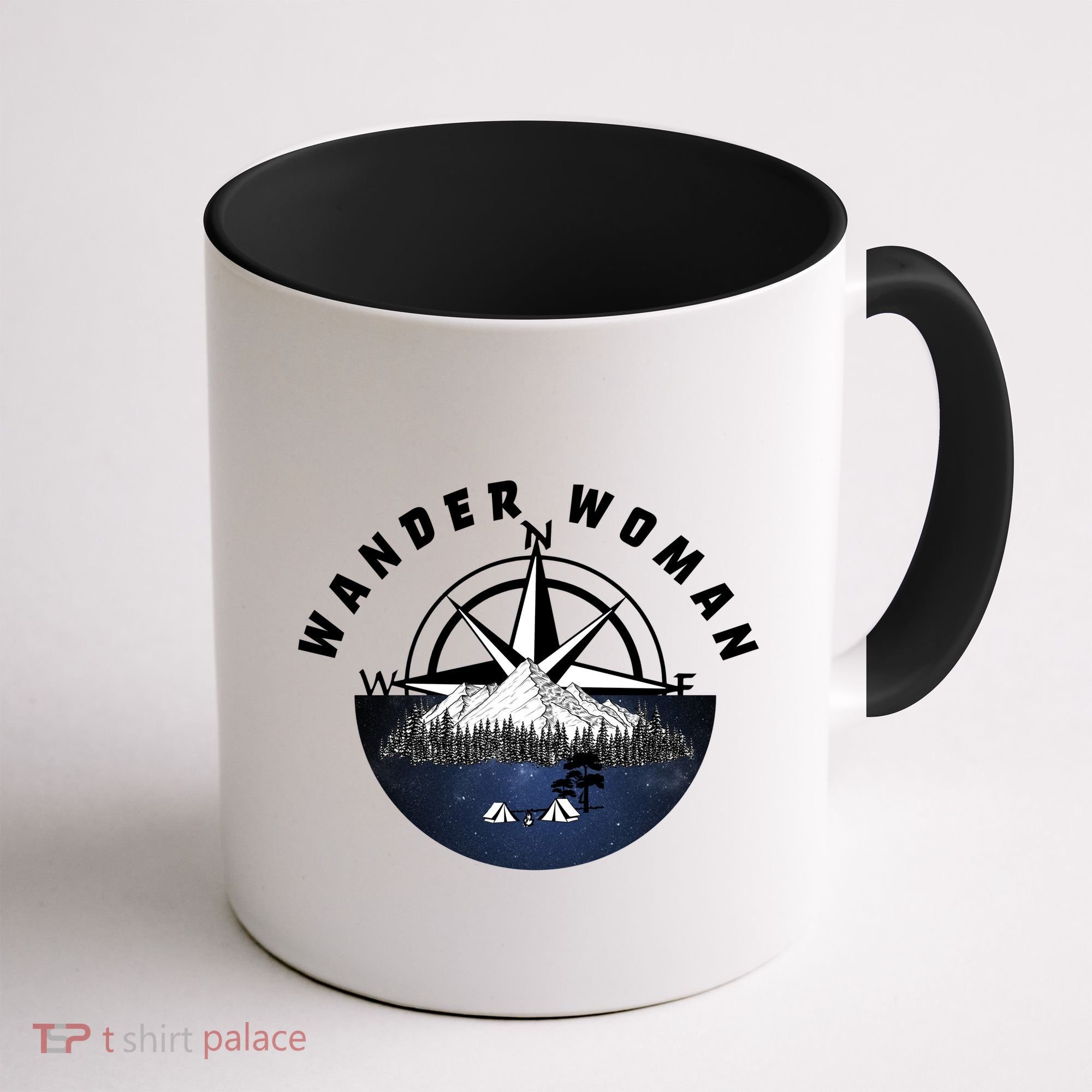 Wondar Woman Outdoors Camping Wonderer Coffee Mug