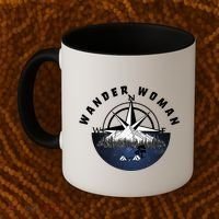 Wondar Woman Outdoors Camping Wonderer Coffee Mug thumb 2