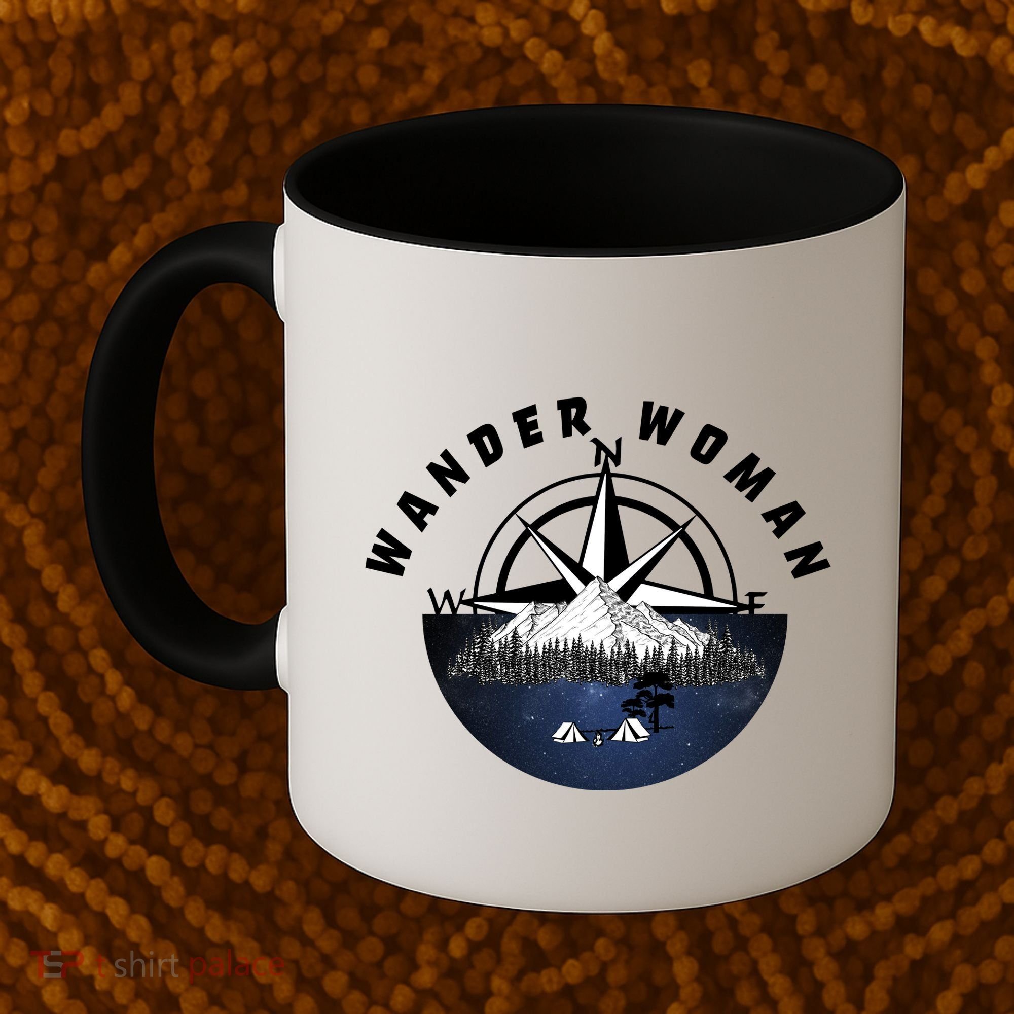 Wondar Woman Outdoors Camping Wonderer Coffee Mug