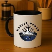 Wondar Woman Outdoors Camping Wonderer Coffee Mug thumb 4