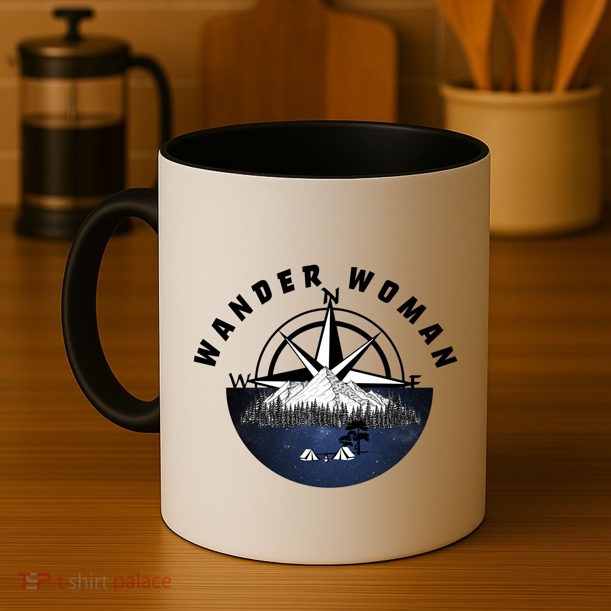Wondar Woman Outdoors Camping Wonderer Coffee Mug