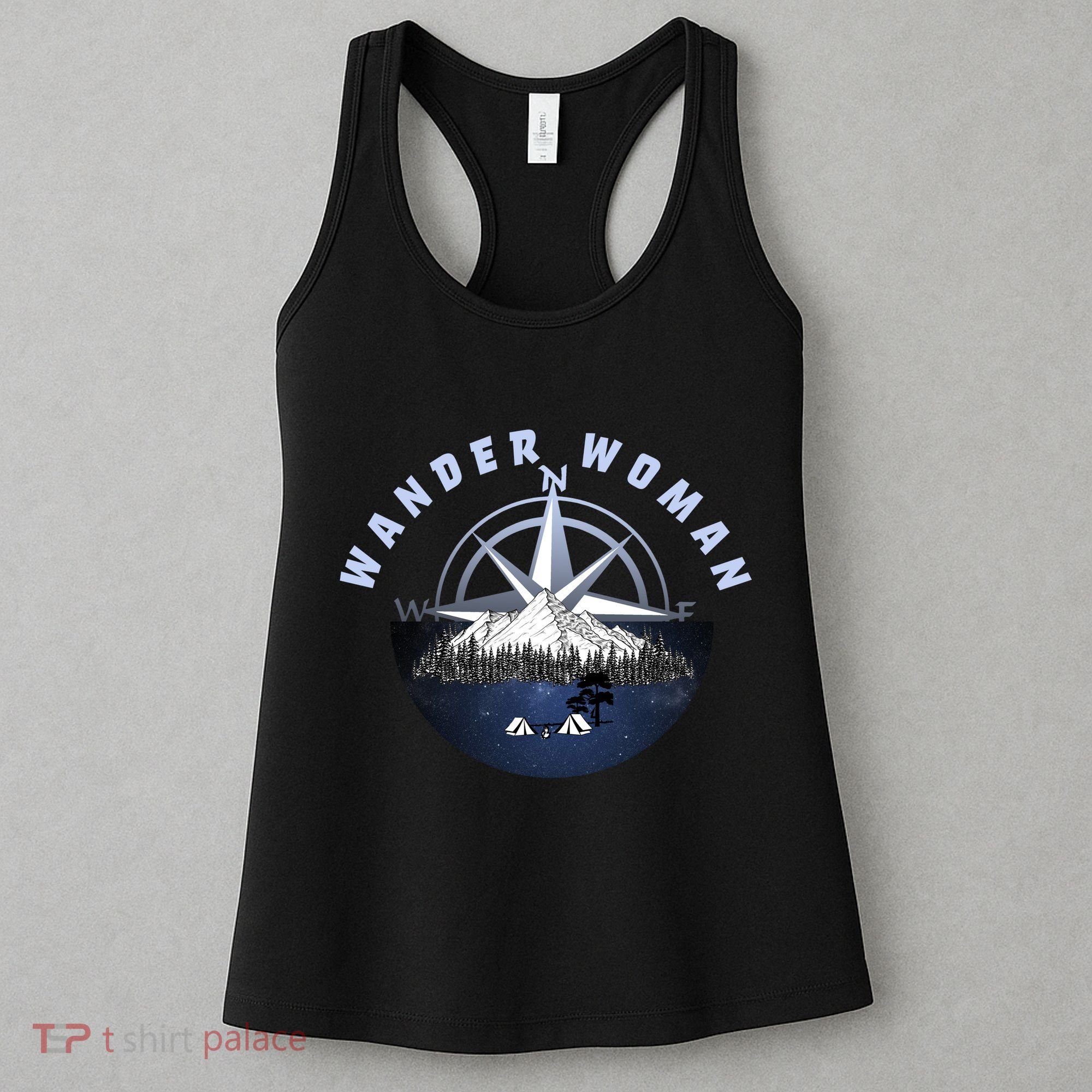 Wondar Woman Outdoors Camping Wonderer Women's Tank Top